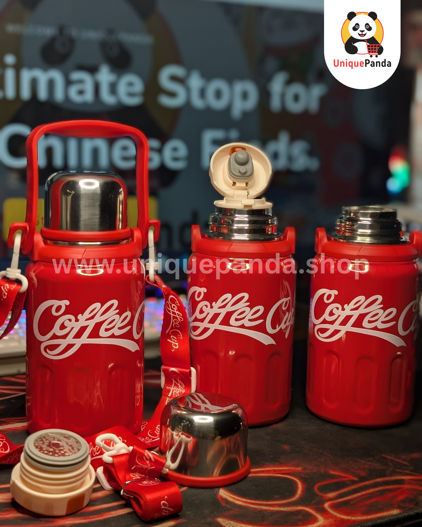 Stainless Steel Coffee Thermos Flask 800ml - Perfect for Students, Gym, Office Use, Travel, Coffee Lovers, Athletes & Daily Commuters