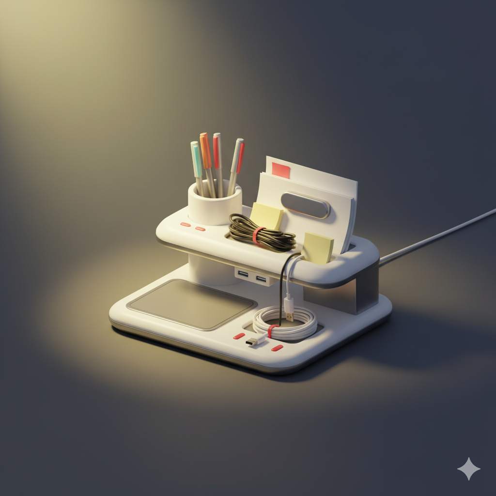 জঞ্জালহীন ডেস্ক, জিরো টেনশন: মাল্টিফাংশনাল গ্যাজেট দিয়ে স্টাডি ও ওয়ার্কস্পেস সাজানোর গোপন সূত্র!