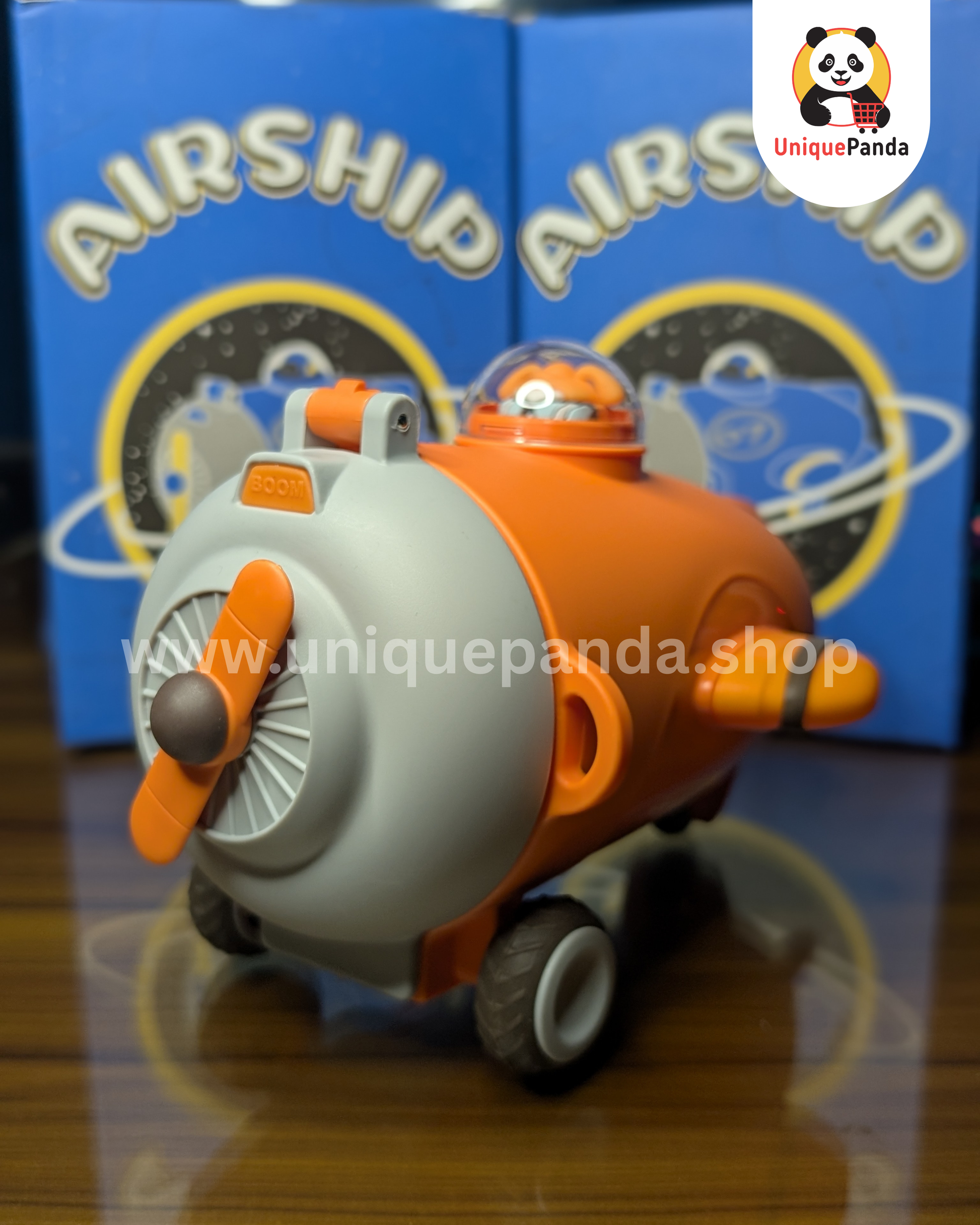 Aircraft 550ml Airship Water Bottle – Premium Tritan Leak-Proof Bottle with Bottle Strap & Aircraft Design for School Children