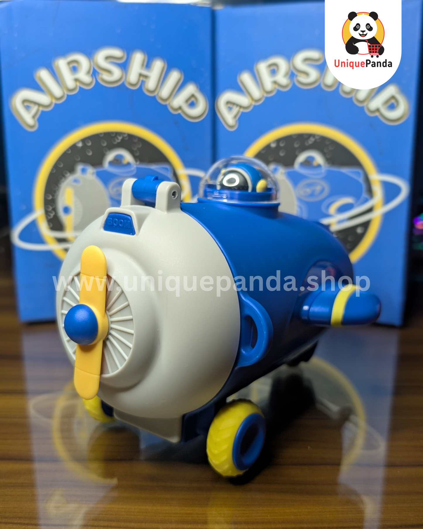 Aircraft 550ml Airship Water Bottle – Premium Tritan Leak-Proof Bottle with Bottle Strap & Aircraft Design for School Children