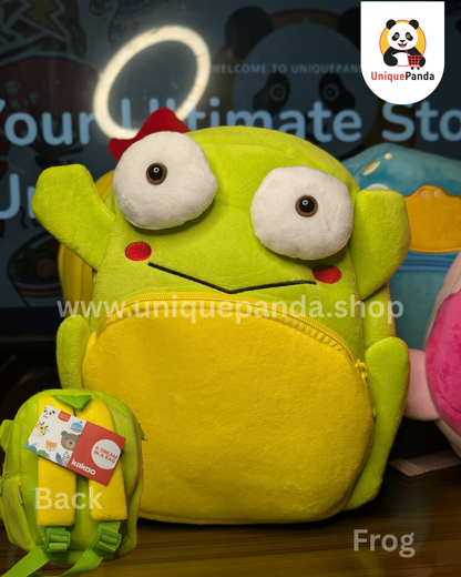 Kakoo Premium Quality Cute Plush Animal Backpack for Kids 1-5 Years – Preschool, Daycare & Kindergarten Bag for Boys/Girls