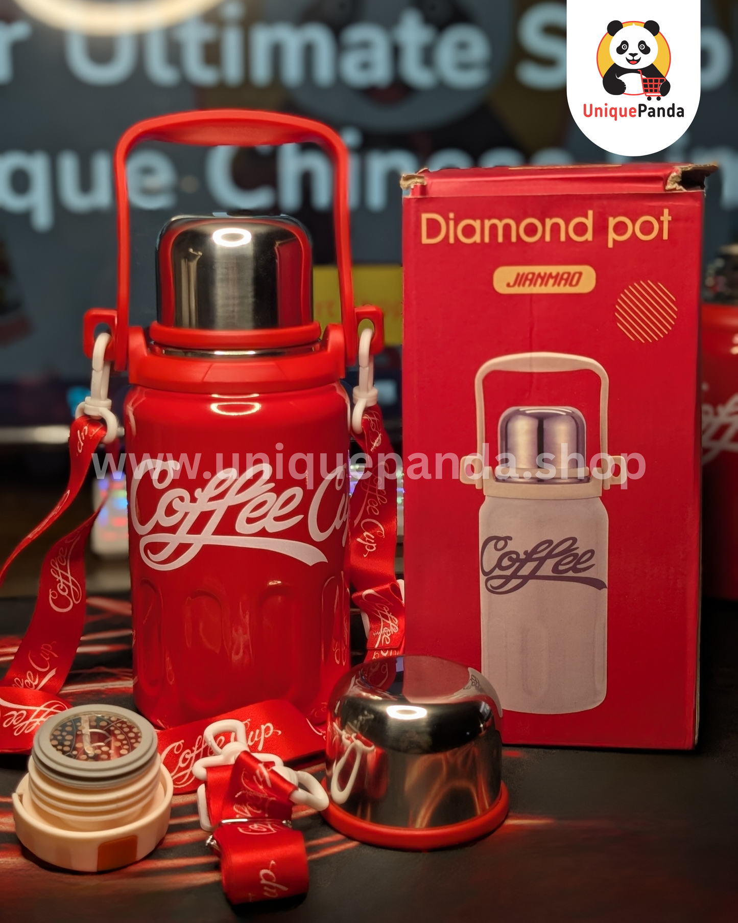 Stainless Steel Coffee Thermos Flask 800ml - Perfect for Students, Gym, Office Use, Travel, Coffee Lovers, Athletes & Daily Commuters