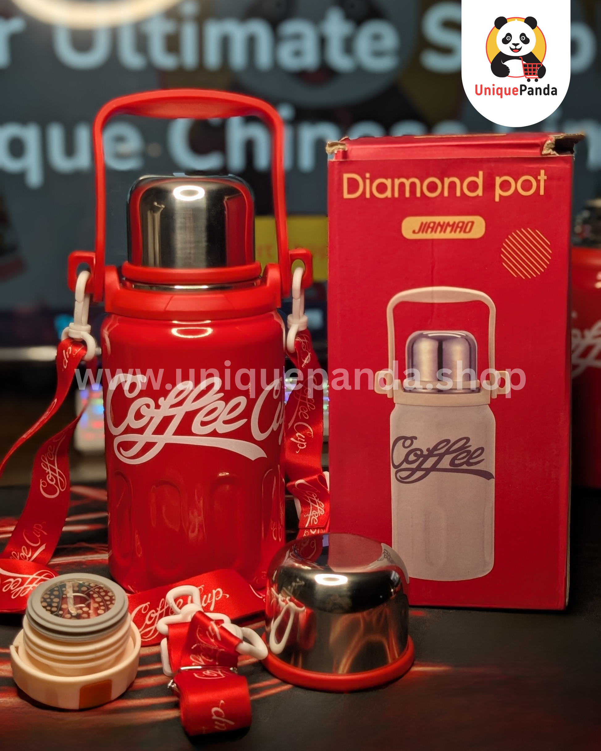 Stainless Steel Coffee Thermos Flask 800ml - Perfect for Students, Gym, Office Use, Travel, Coffee Lovers, Athletes & Daily Commuters