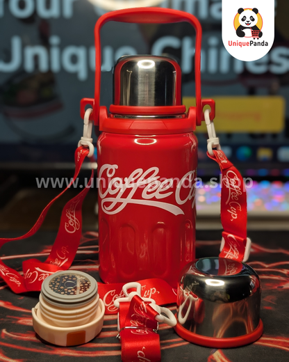 Stainless Steel Coffee Thermos Flask 800ml - Perfect for Students, Gym, Office Use, Travel, Coffee Lovers, Athletes & Daily Commuters