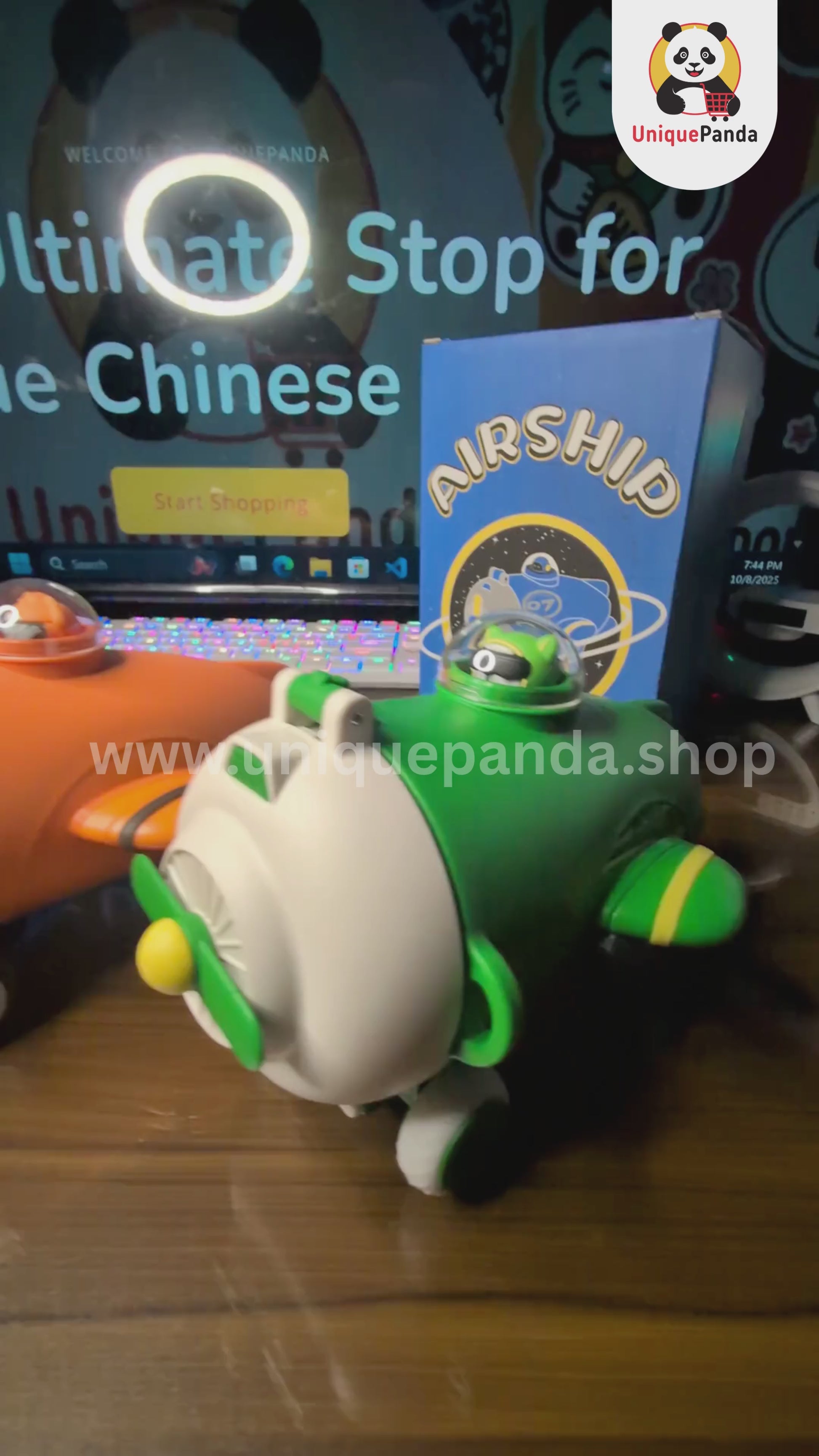 Aircraft 550ml Airship Water Bottle – Premium Tritan Leak-Proof Bottle with Bottle Strap & Aircraft Design for School Children